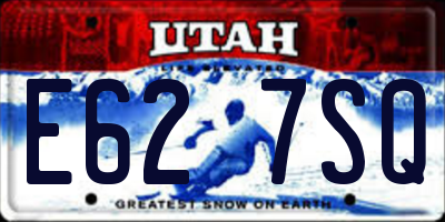 UT license plate E627SQ