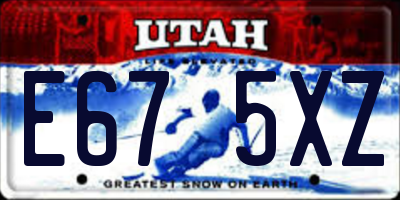 UT license plate E675XZ