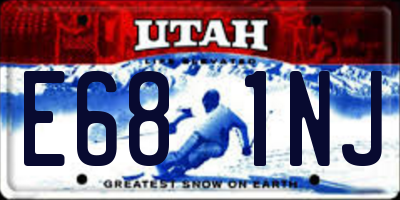 UT license plate E681NJ