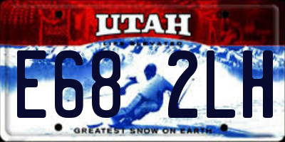 UT license plate E682LH