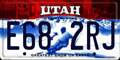UT license plate E682RJ