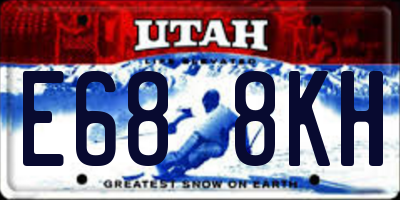 UT license plate E688KH