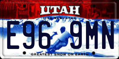 UT license plate E969MN