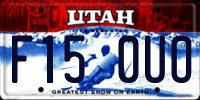 UT license plate F150UO