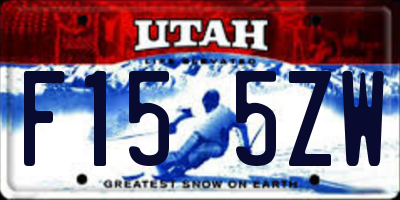 UT license plate F155ZW