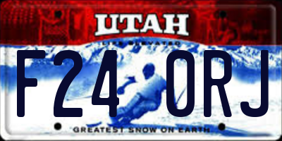 UT license plate F240RJ