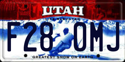 UT license plate F280MJ