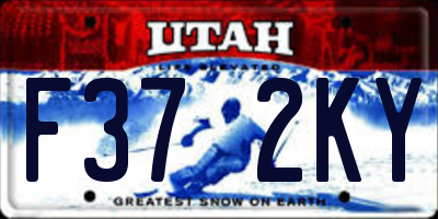 UT license plate F372KY
