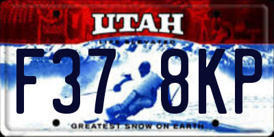 UT license plate F378KP