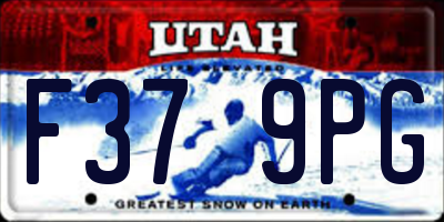UT license plate F379PG