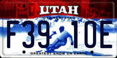 UT license plate F391OE