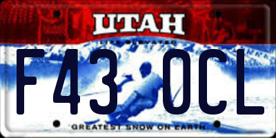 UT license plate F430CL