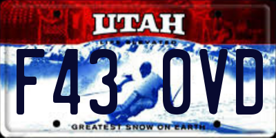 UT license plate F430VD