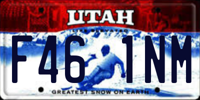 UT license plate F461NM
