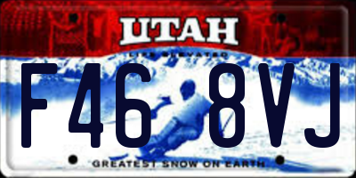 UT license plate F468VJ