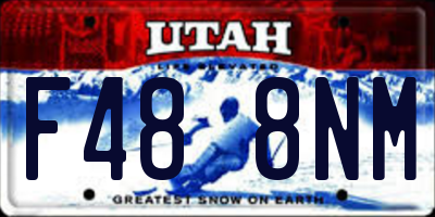 UT license plate F488NM