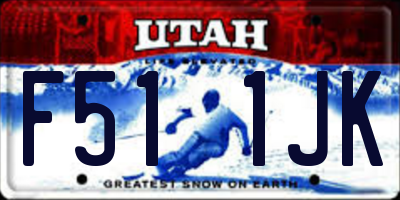 UT license plate F511JK