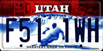 UT license plate F511WH