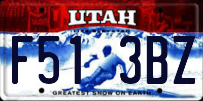 UT license plate F513BZ