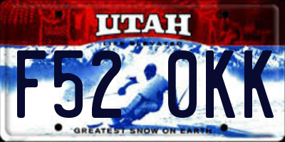 UT license plate F520KK