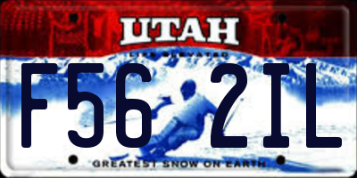 UT license plate F562IL