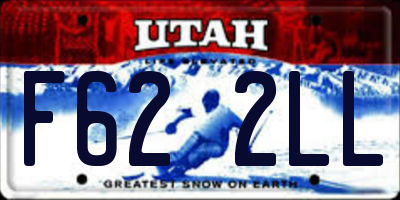 UT license plate F622LL