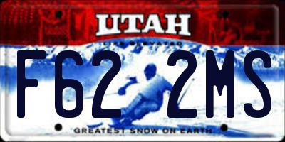 UT license plate F622MS