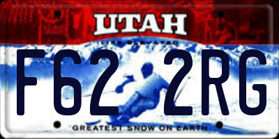 UT license plate F622RG