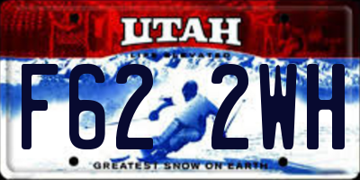 UT license plate F622WH