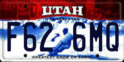 UT license plate F626MQ