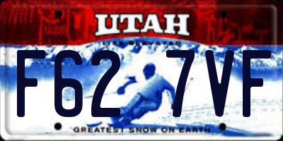 UT license plate F627VF