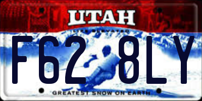 UT license plate F628LY
