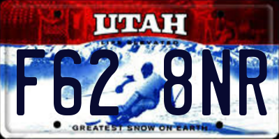 UT license plate F628NR