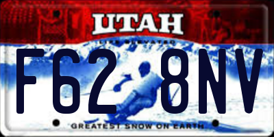 UT license plate F628NV