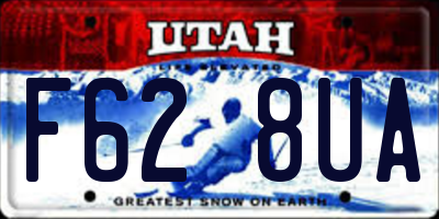 UT license plate F628UA