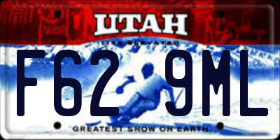 UT license plate F629ML