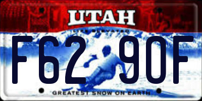 UT license plate F629OF