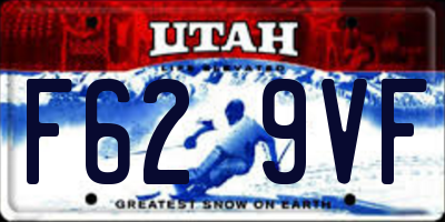 UT license plate F629VF