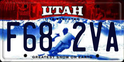 UT license plate F682VA