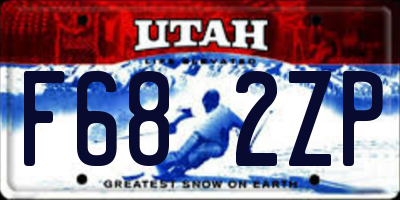 UT license plate F682ZP