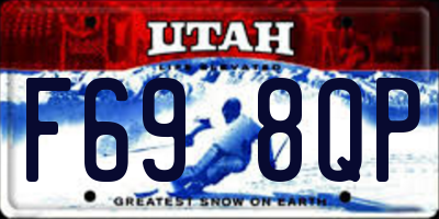 UT license plate F698QP