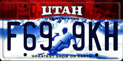 UT license plate F699KH