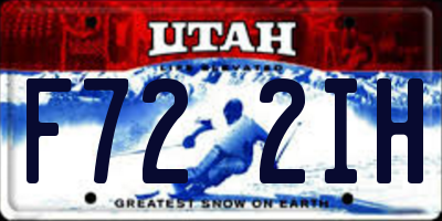UT license plate F722IH