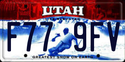 UT license plate F779FV