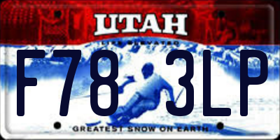 UT license plate F783LP