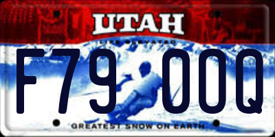 UT license plate F790OQ