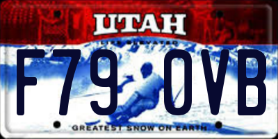 UT license plate F790VB