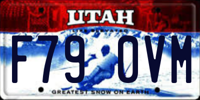 UT license plate F790VM