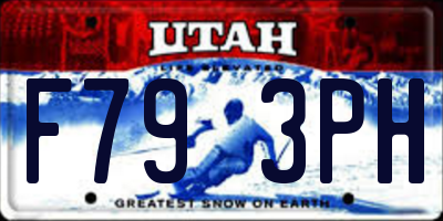 UT license plate F793PH