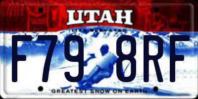 UT license plate F798RF